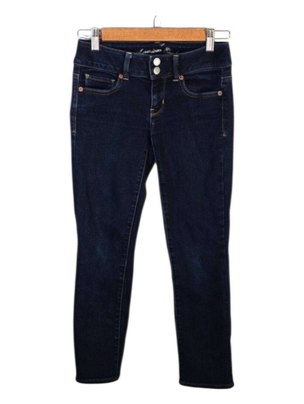 American Eagle Outfitters Jeans Women's Size 2 Dark‎ Blue Artist Stretch